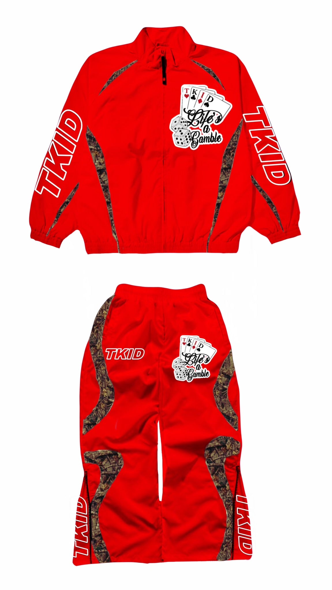 Red Life’s A Gamble tracksuit