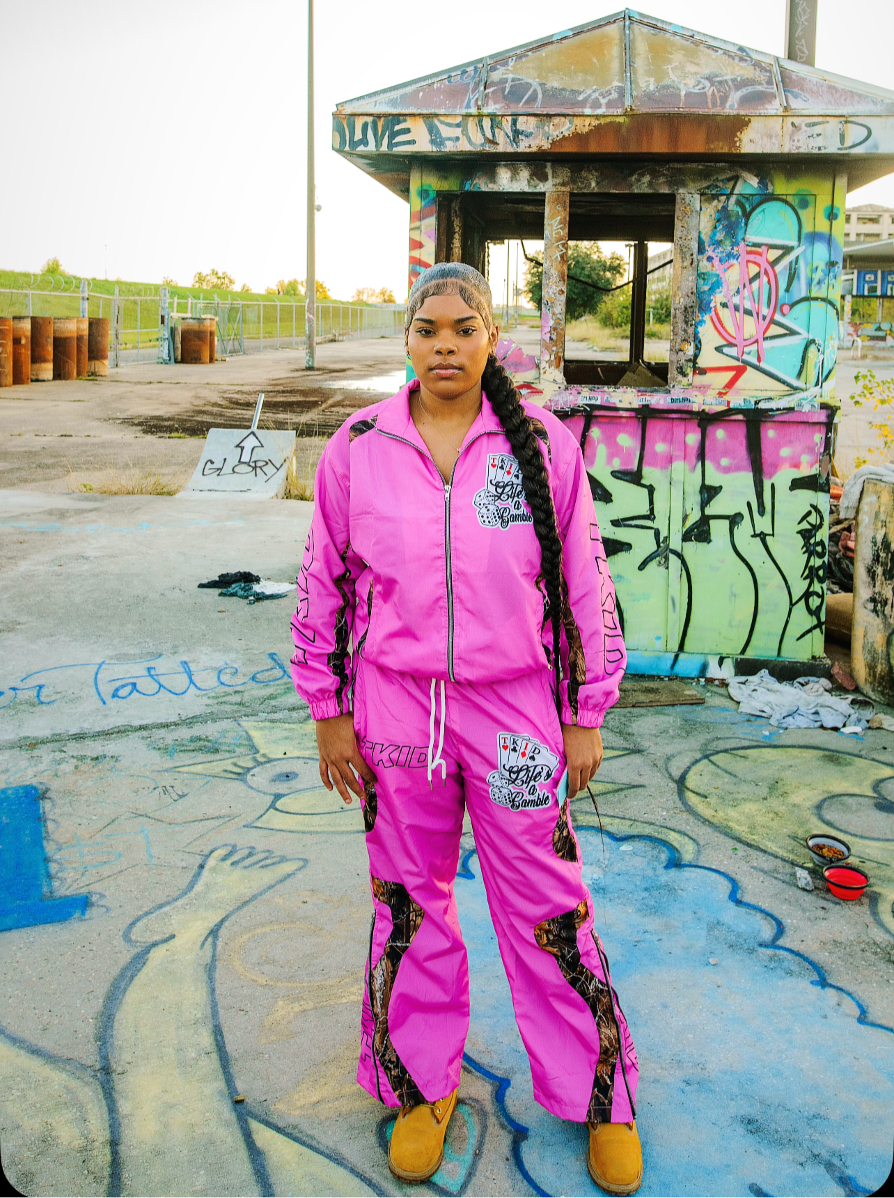 Pink Life’s A Gamble Tracksuit