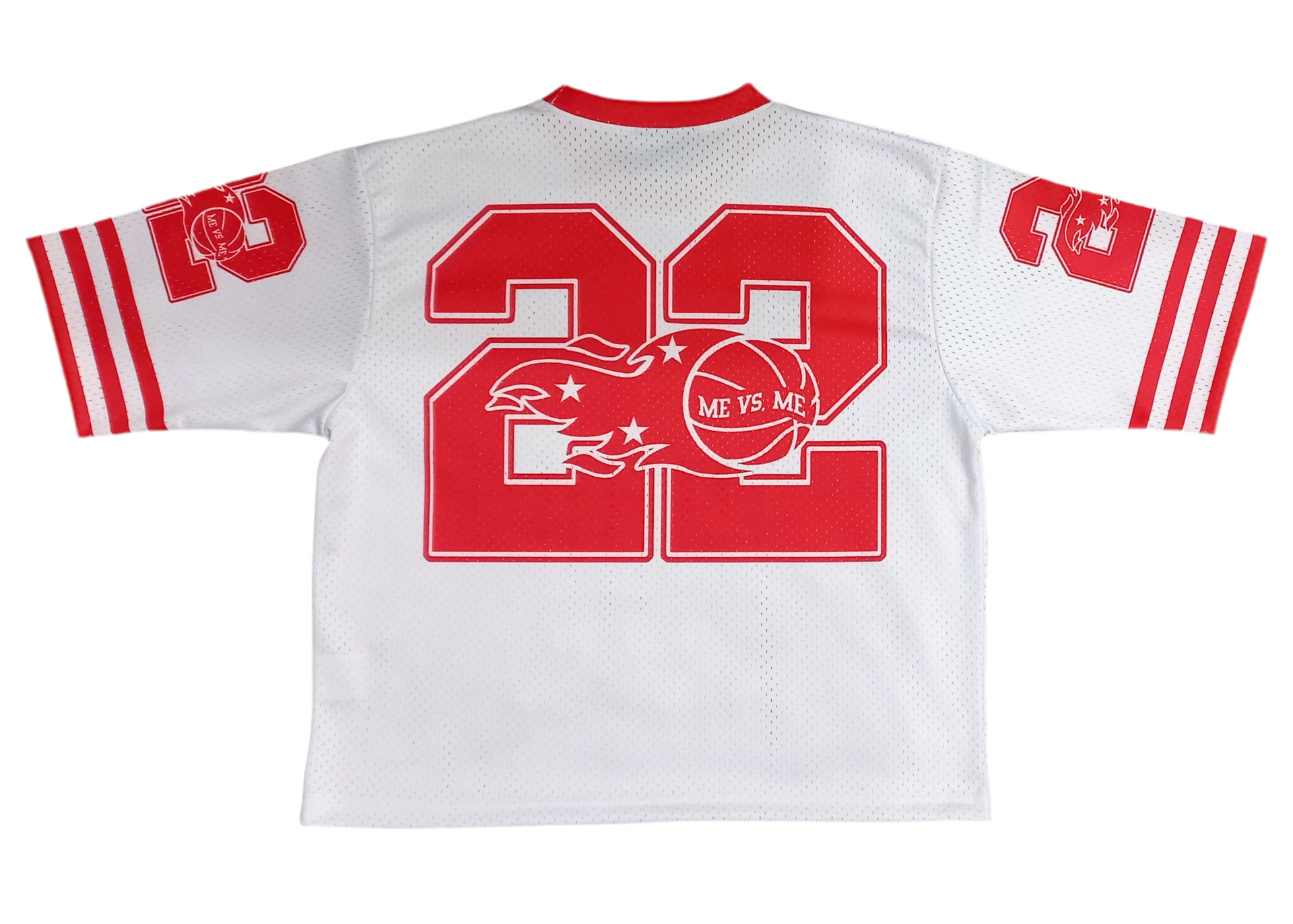 White & Red MevsMe Jersey